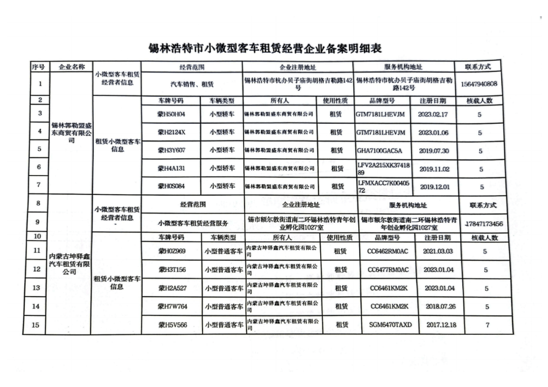 小微型客車租賃新增車輛備案表示范文本解析與下載指南